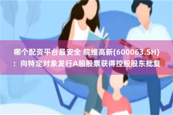 哪个配资平台最安全 皖维高新(600063.SH)：向特定对象发行A股股票获得控股股东批复