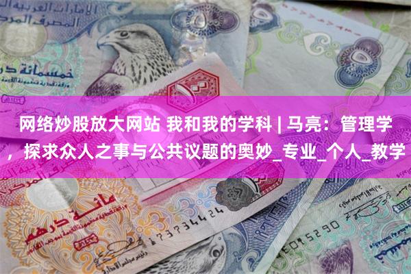 网络炒股放大网站 我和我的学科 | 马亮：管理学，探求众人之事与公共议题的奥妙_专业_个人_教学