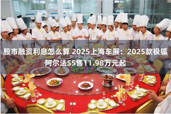 股市融资利息怎么算 2025上海车展：2025款极狐阿尔法S5售11.98万元起